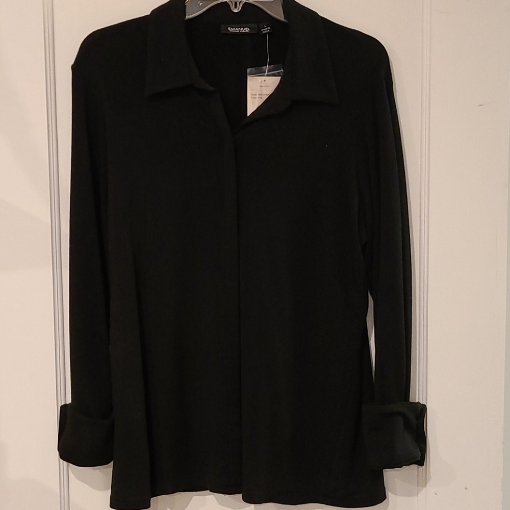 FINAL PRICE Ungaro well made black shirt